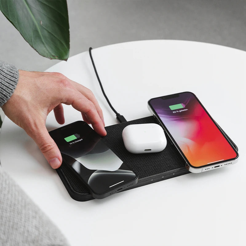 Wood inductive charging station