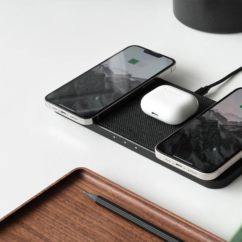 Wood inductive charging station