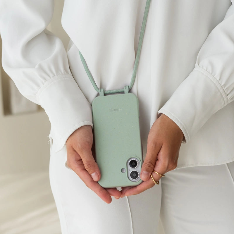 iPhone 16 Crossbody Case Green