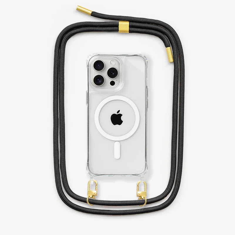 iPhone 15 Pro Crossbody Case Transparent MagSafe