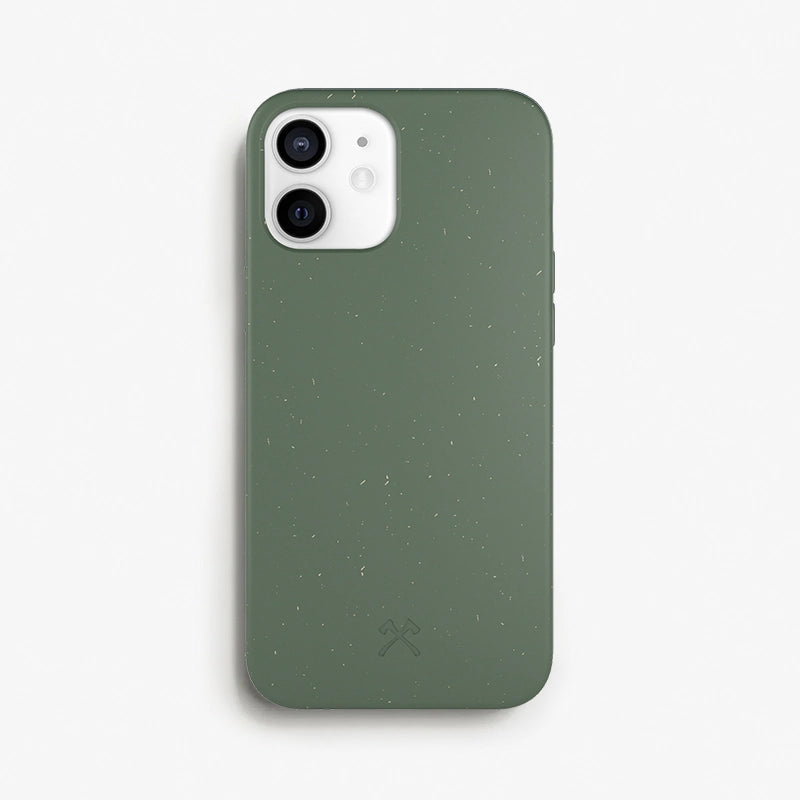 iPhone 12 Mini phone case sustainable night green