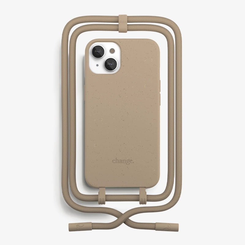 Iphone 13 Mini Crossbody Case Detachable Brown