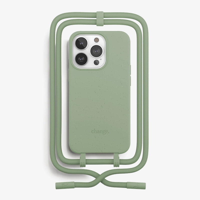 IPhone 14 Pro Crossbody Case Detachable Green