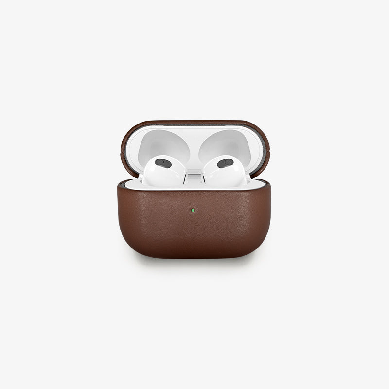 AirPods 3 Case Leather Brown Vegan