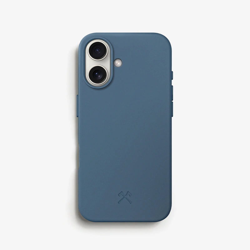 iphone 16 bio case blue sustainable