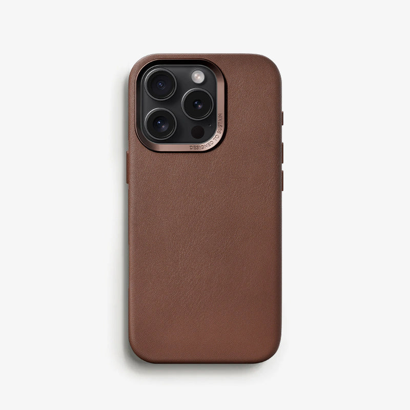 iPhone 16 Pro Magsafe Case Leather Brown