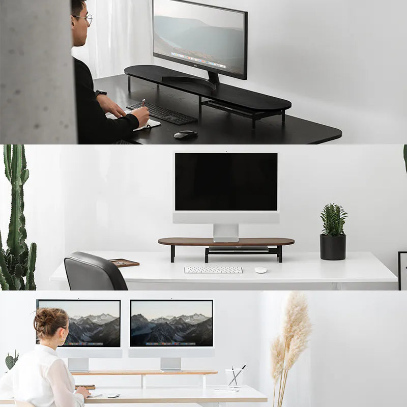 Monitor riser with shelf Black Series