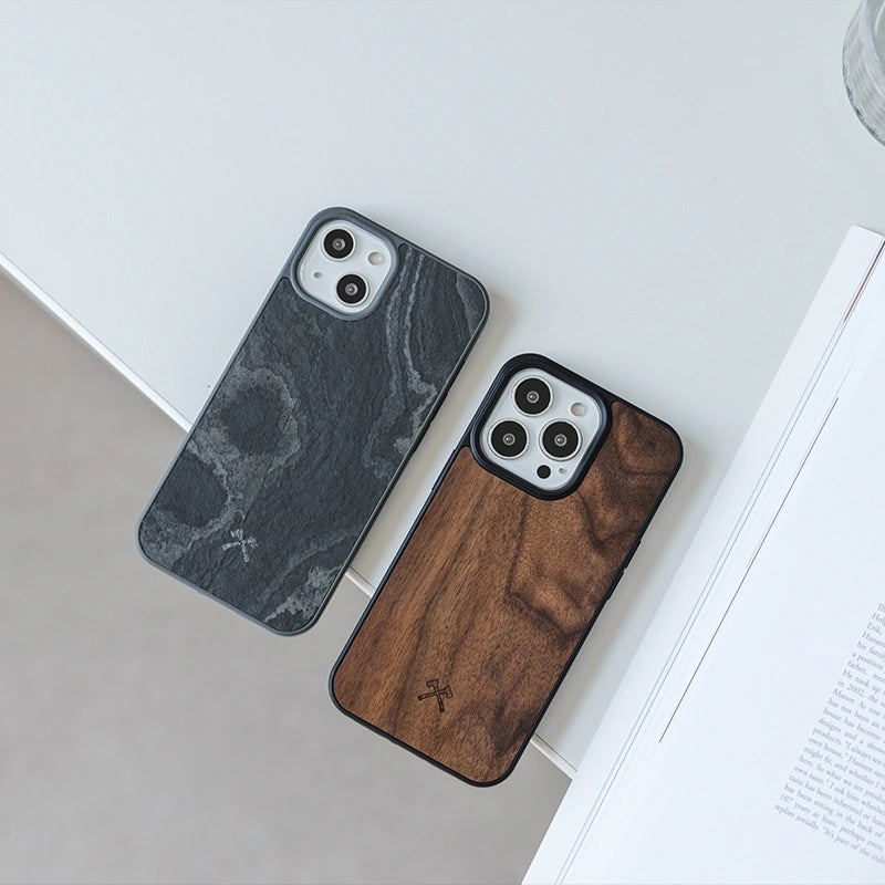 iphone 15 bumper phone case wood