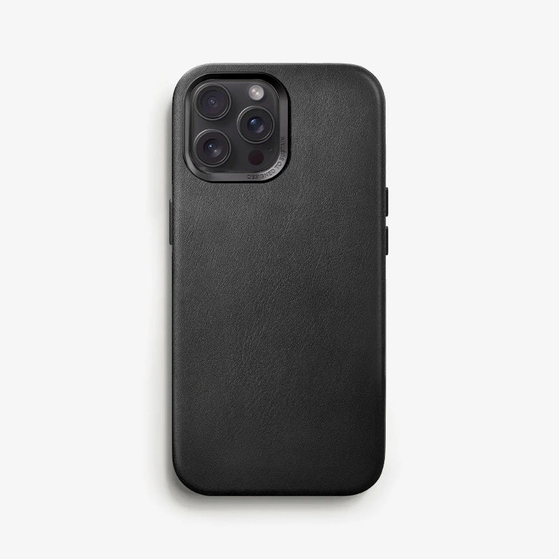 Vegan Leather Case iPhone 13 Pro Black