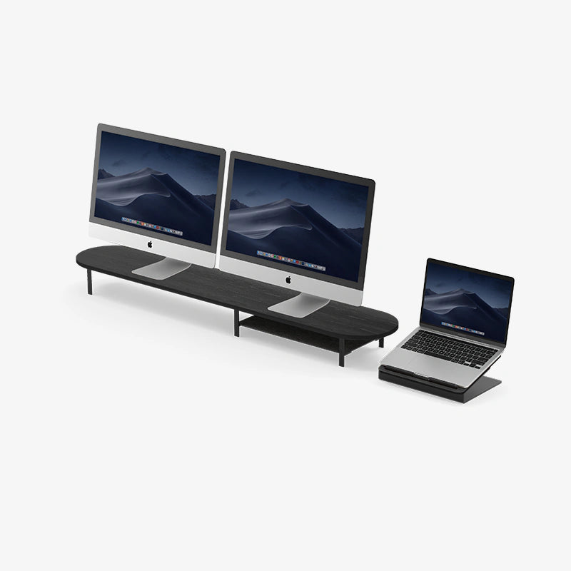 Laptop Stand + Dual Monitor Stand Black Series