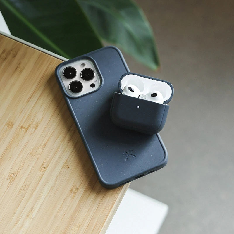 AirPods Case sustainable navy blue