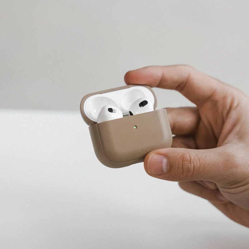 AirPods Case sustainable taupe brown