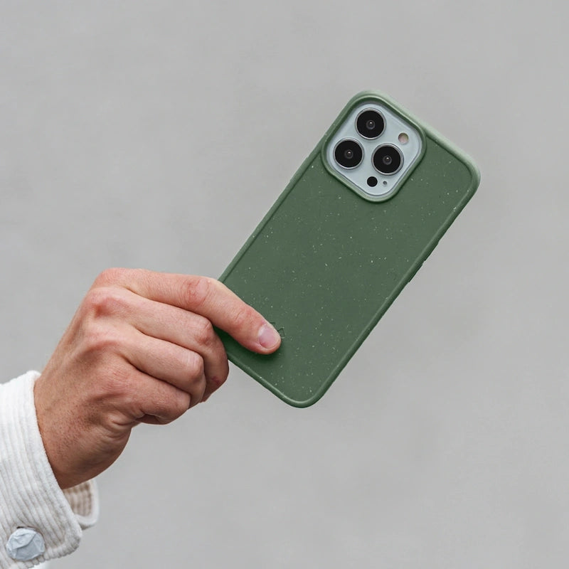 iPhone 13 Pro phone case sustainable night green