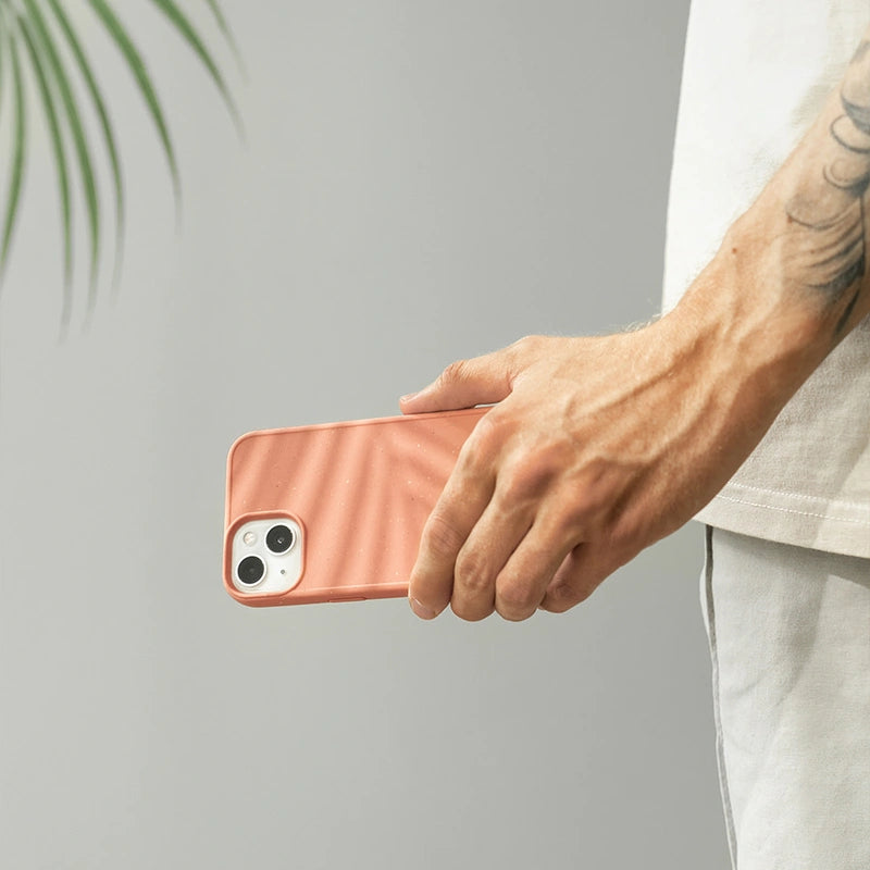 iPhone 13 phone case sustainable peach
