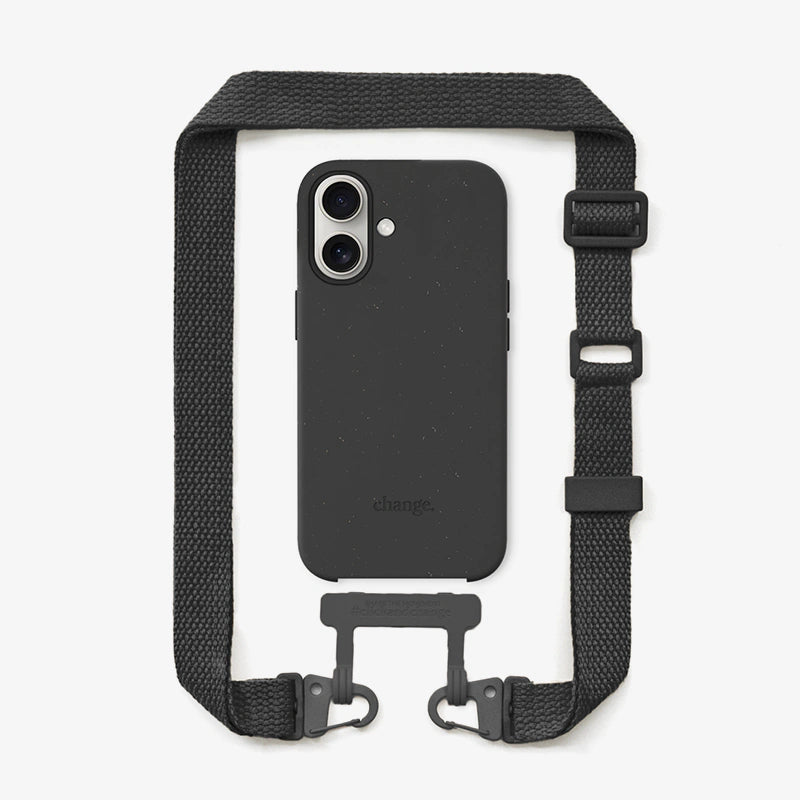 iPhone 16 cell phone case with strap