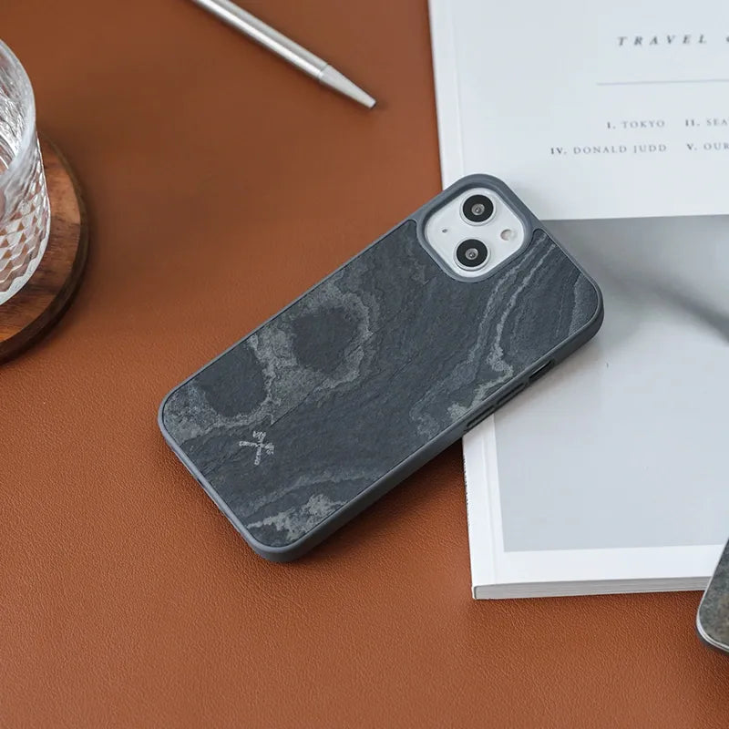 Iphone 15 Pro stone MagSafe phone case