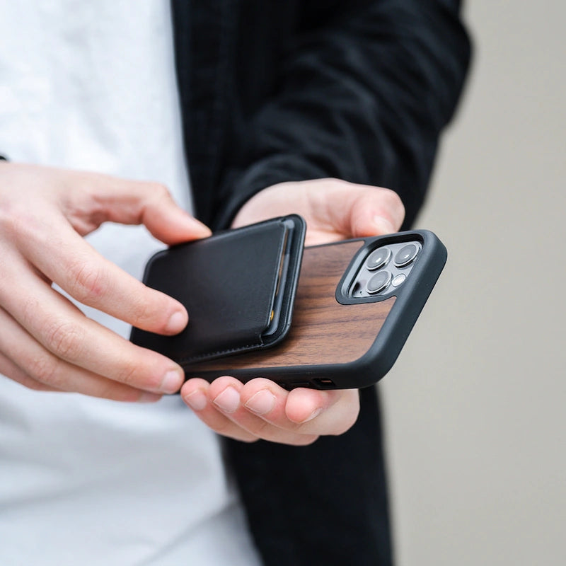 Iphone 12 Mini wood MagSafe phone case