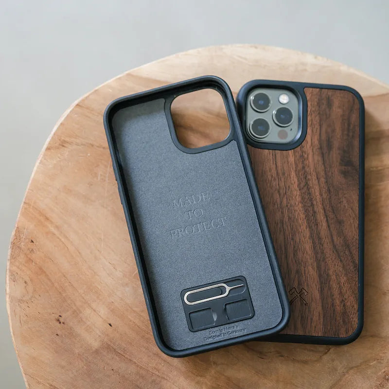 IPhone 12/ 12 Pro protective walnut cases