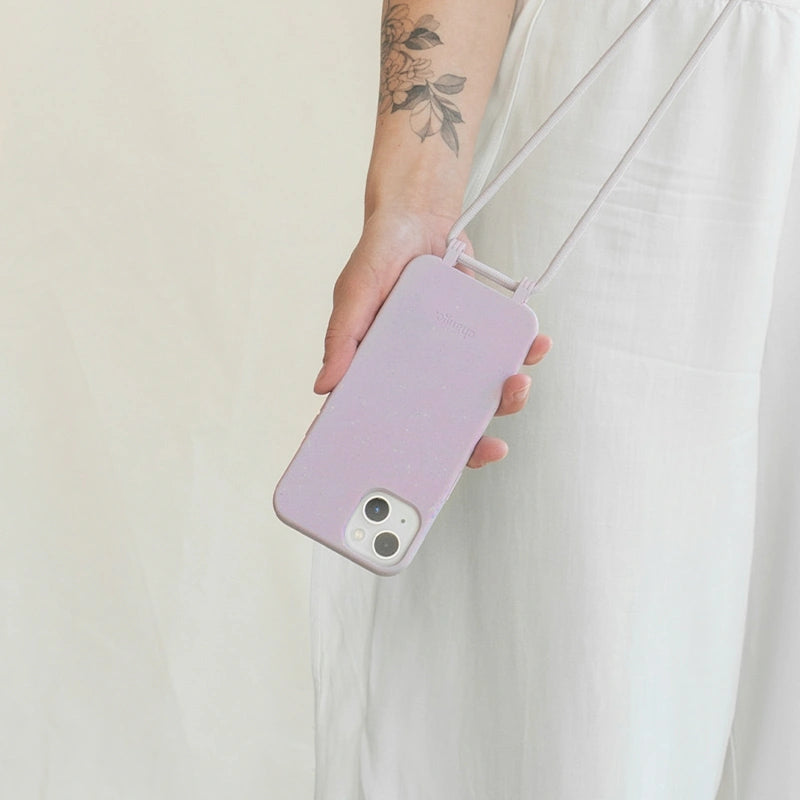 IPhone 14 Plus Crossbody Case Detachable Lilac