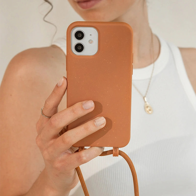 Iphone 13 Pro Max Crossbody Case Detachable Orange