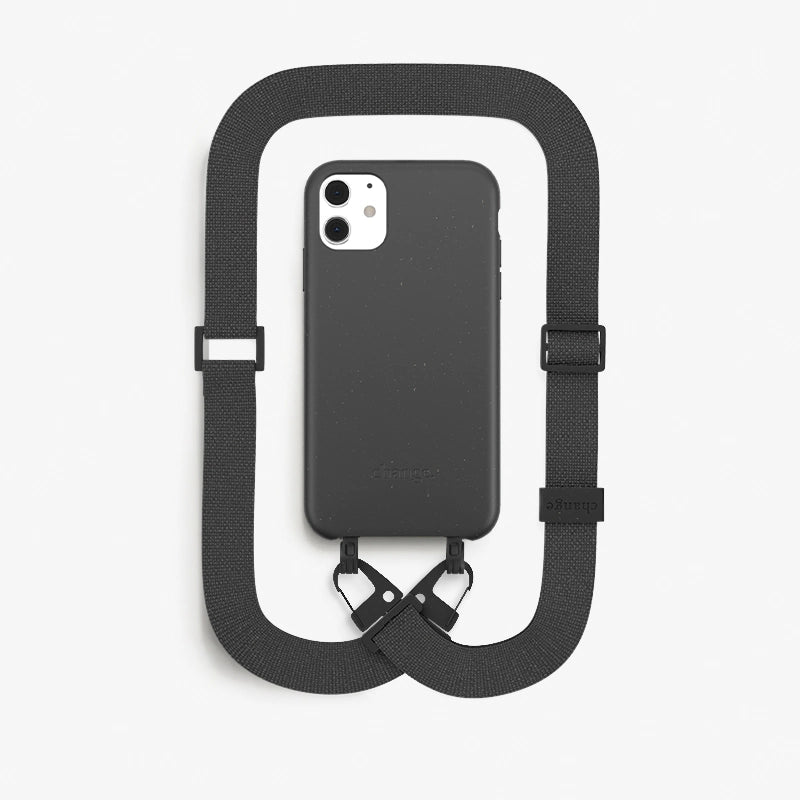IPhone 11 Crossbody Case Detachable Black