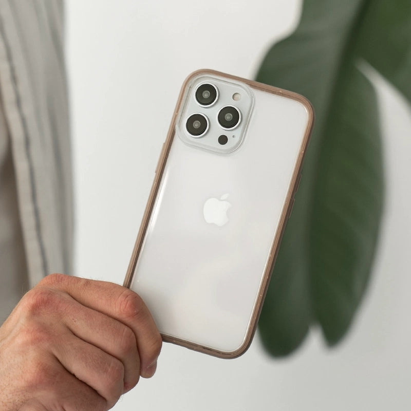 Iphone 14 Pro transparent case Brown