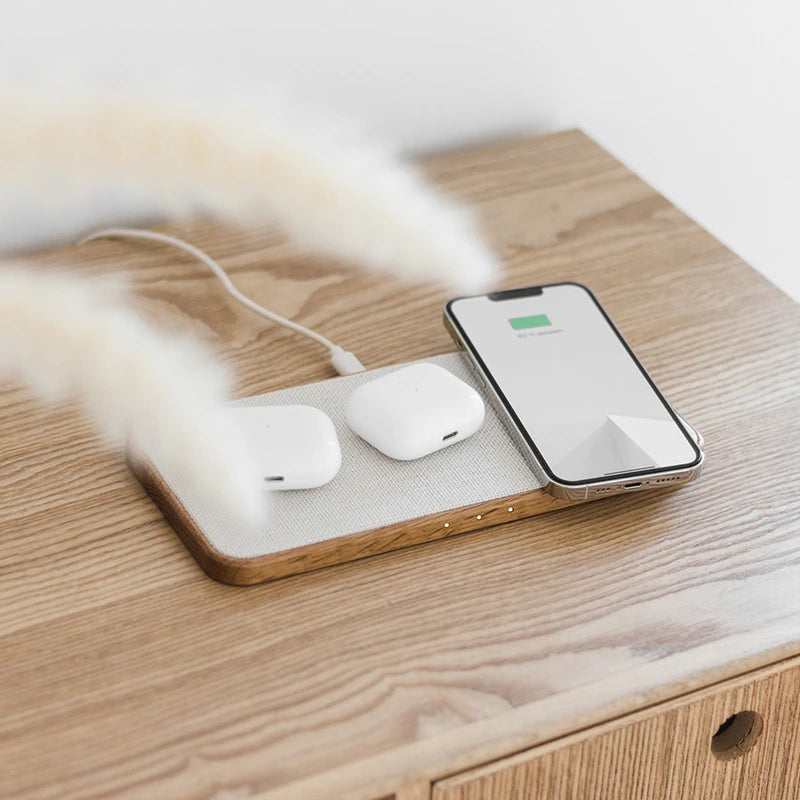 Desk Bundle Dual Large Oak