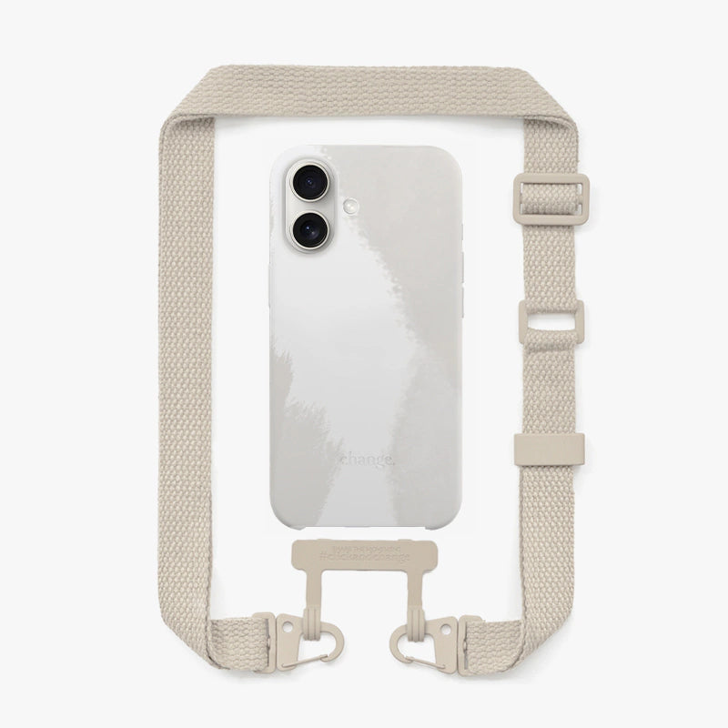 iPhone 16 cell phone case with strap