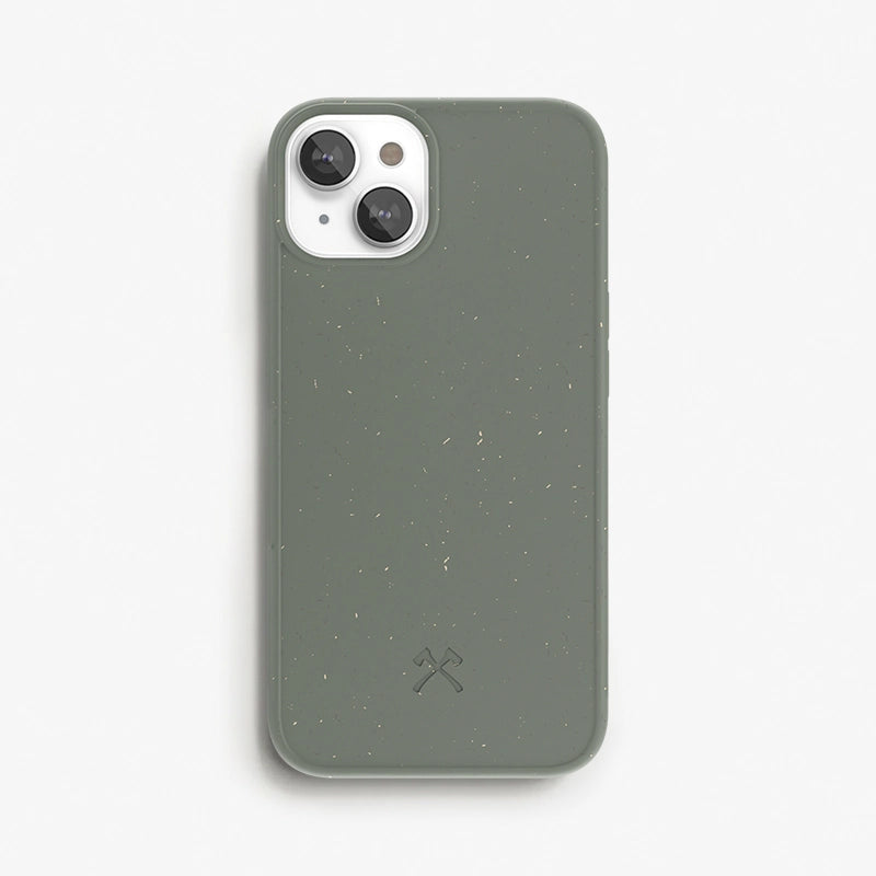iPhone 13 mini phone case sustainable night green