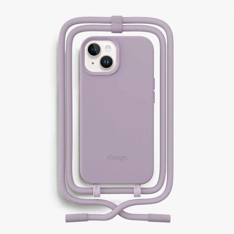 Crossbody Case iPhone 15 Lilac