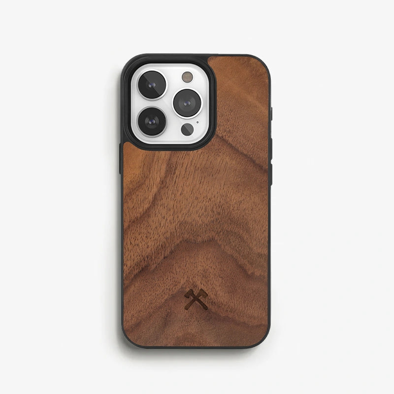 Cross Country  Handmade Padauk & Maple Wood iPhone 15 Pro Max MagSafe Case  by Keyway