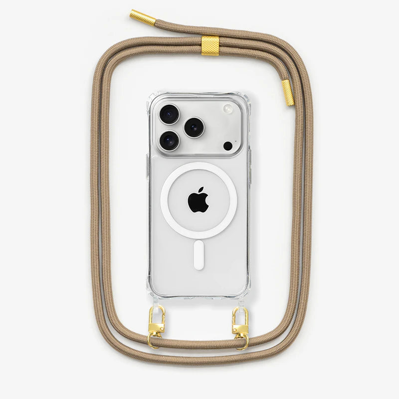 iPhone 17 Pro Crossbody Case Transparent MagSafe