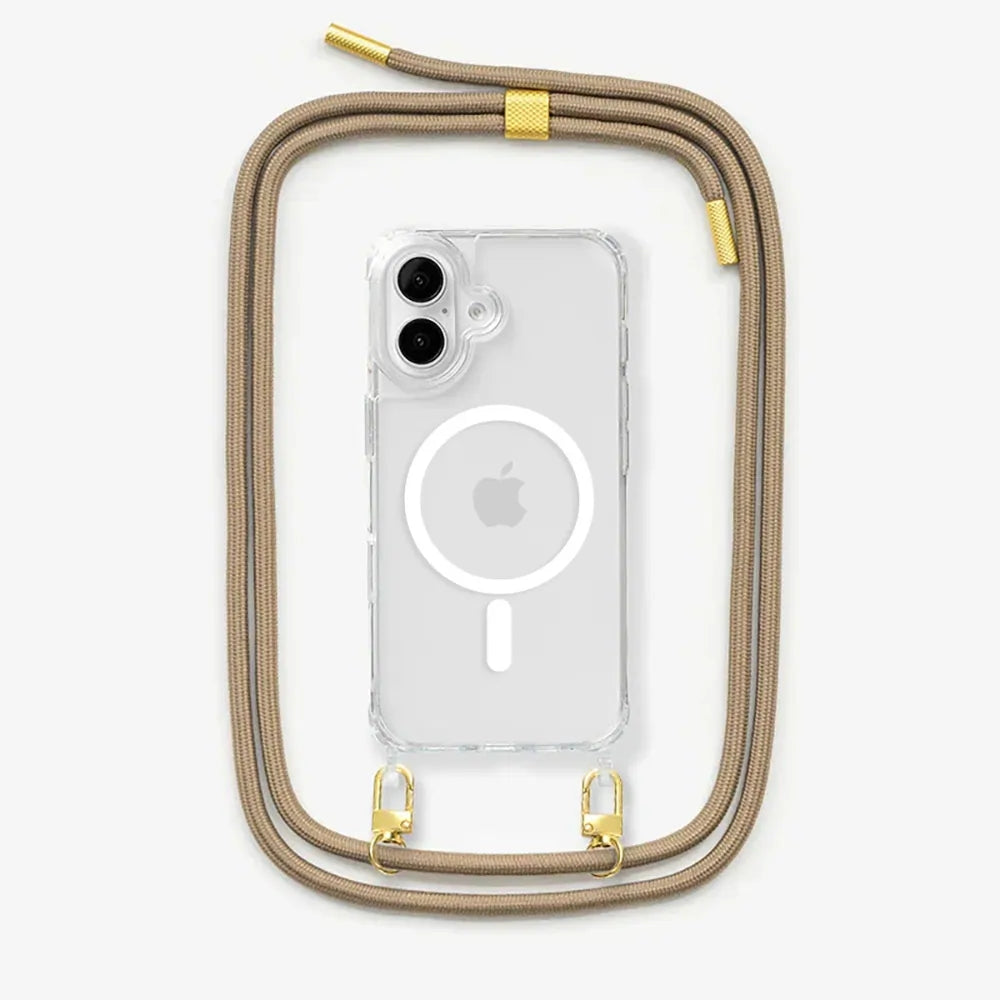 iPhone 17 Crossbody Case Transparent MagSafe
