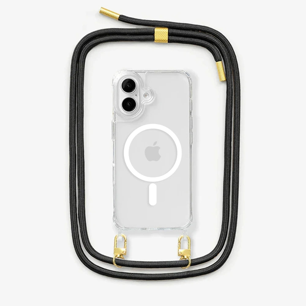 iPhone 17 Crossbody Case Transparent MagSafe