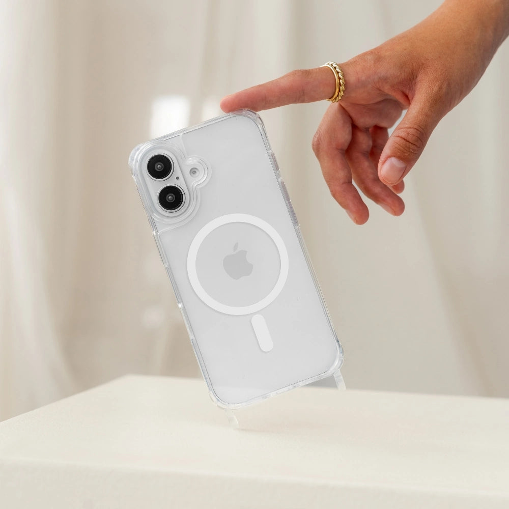 iPhone 17 Crossbody Case Transparent MagSafe