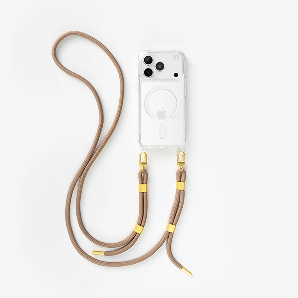 iPhone 17 Pro Max Crossbody Case Transparent MagSafe