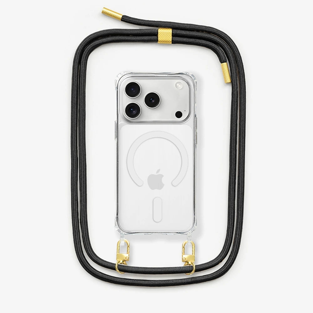iPhone 17 Pro Crossbody Case Transparent MagSafe