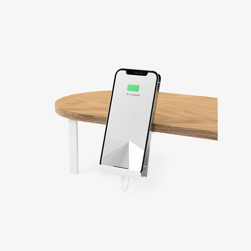 iPhone Holder Monitor Stand White