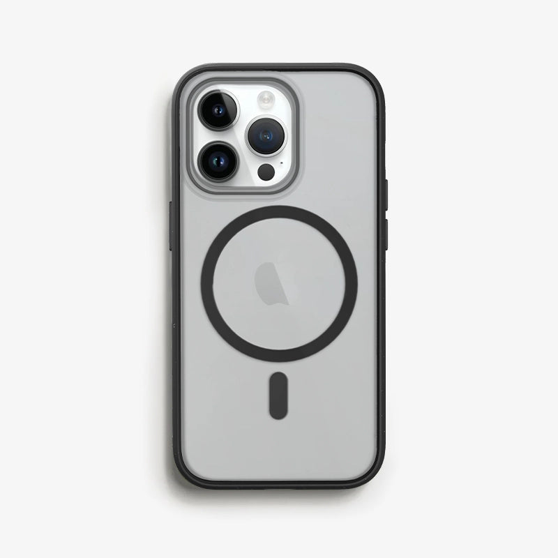 Iphone 14 Pro clear MagSafe case black/ matte
