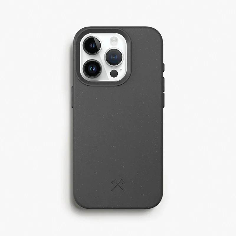 Iphone 15 Pro sustainable organic phone case black