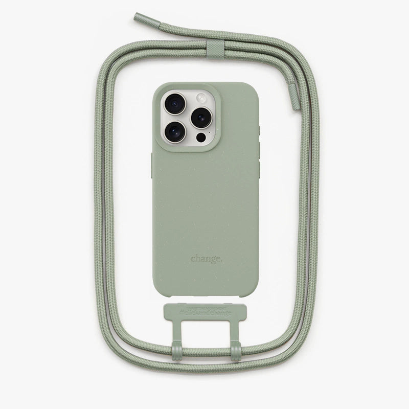 iPhone 16 Pro Crossbody Case Green