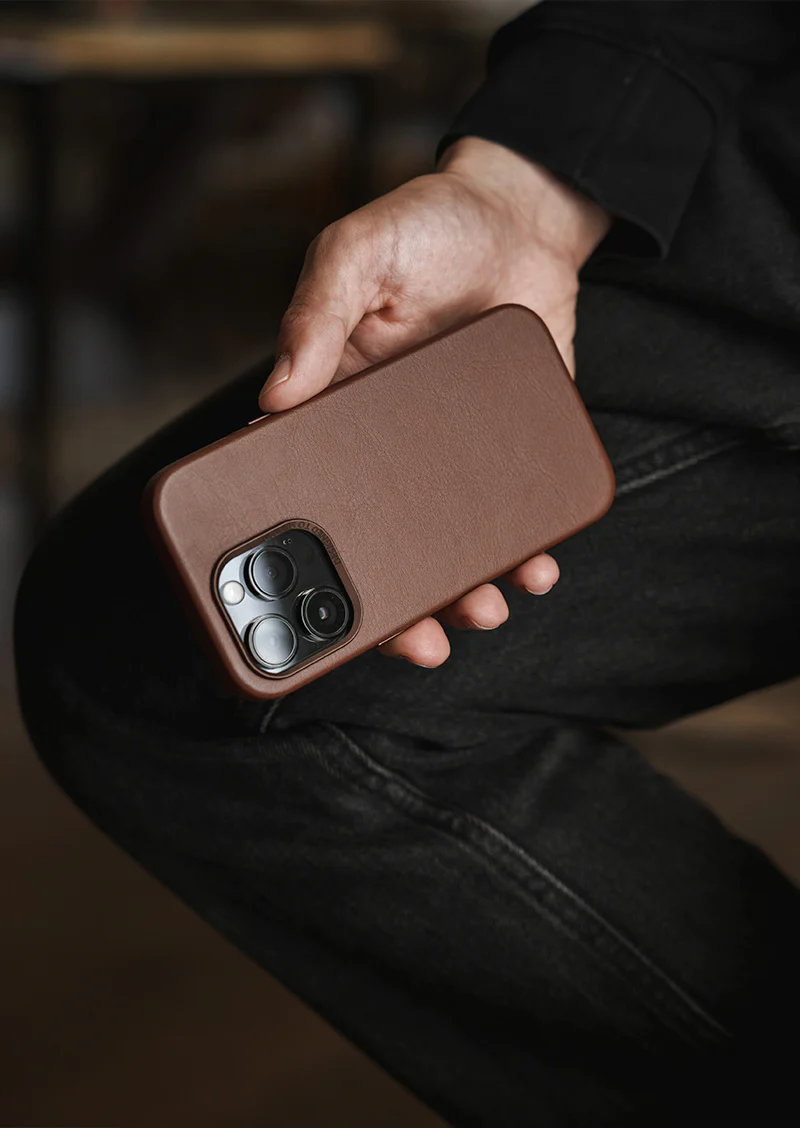 Vegan Leather Case iPhone 15
