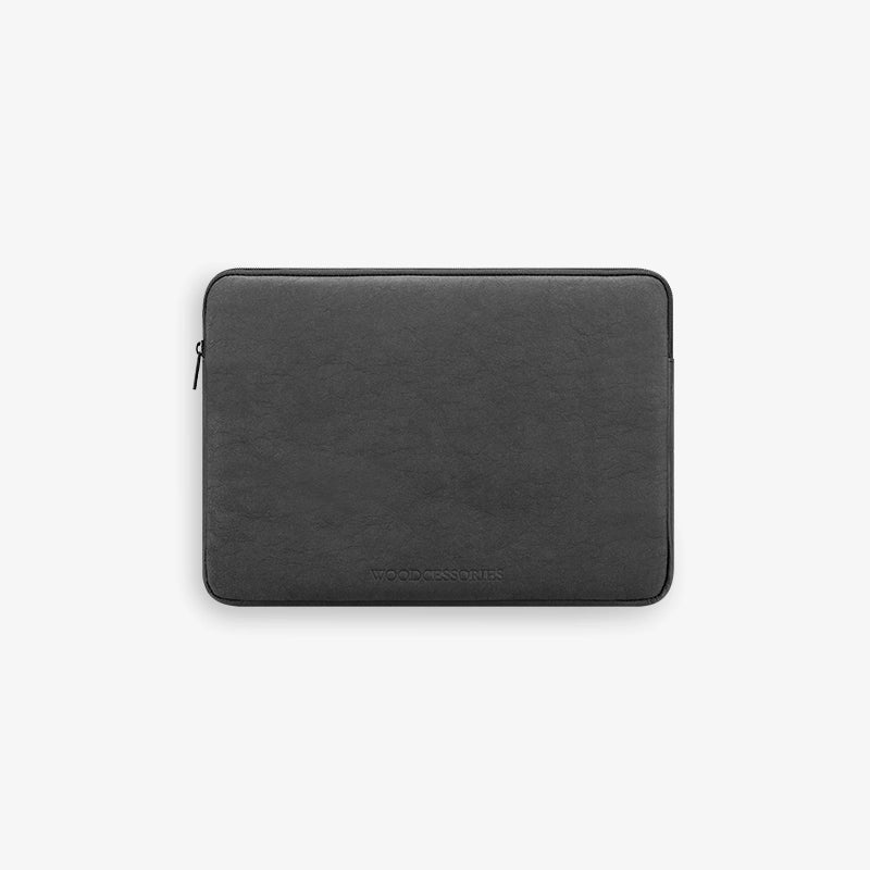 15" kraft paper laptop sleeve Sustainable Black