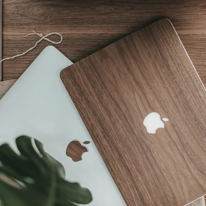 Noble and unique MacBook cover made of wood & stone