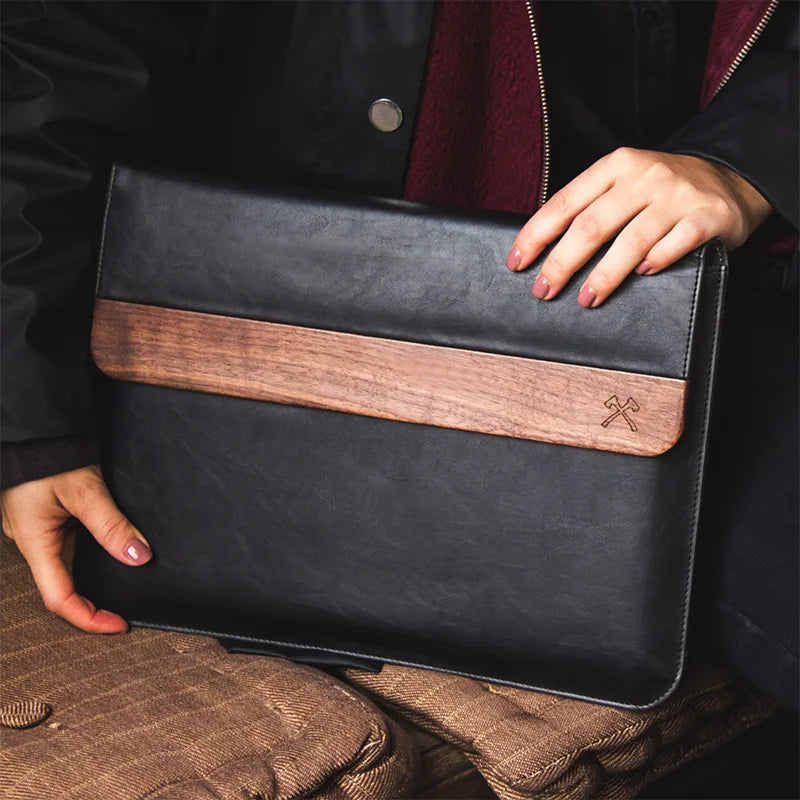 Premium MacBook leather case for all 13